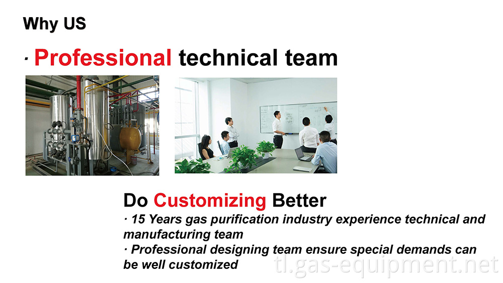 Mataas na Pagganap PSA Nitrogen N2 Oxygen O2 Kagamitan / Production Machine na may HMI Control Panel / Touch Screen / PLC